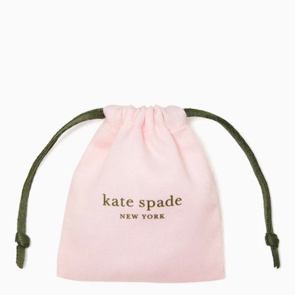 NWT ♠️Kate Spade♠️ Gleaming Gardenia Flower Studs, Silver - Picture 7 of 8